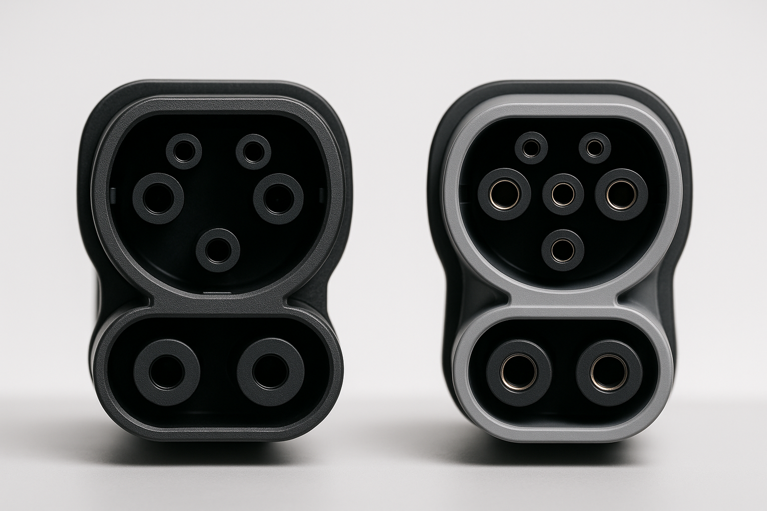 EVPLUG CCS Combo Series EV charging plugs compatible with CCS1 and CCS2 standards.