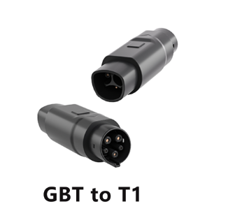 GB/T to Type 1 EV Charging Adapter by EVPLUG – 32A 250V AC connector for Type 1 EVs charging from GB/T stations. CE certified, waterproof IP55.
