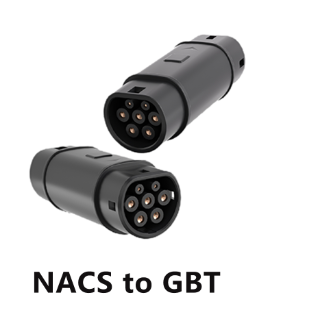 Tesla to GB/T EV Charging Adapter by EVPLUG – 32A 250V AC connector for Tesla vehicles charging from GB/T AC stations. CE certified, waterproof IP55.
