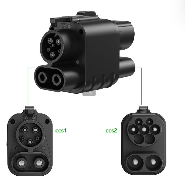 EVPLUG EV charging adapter unboxing video showing CCS2 to GB/T converter, packaging, and accessories.
